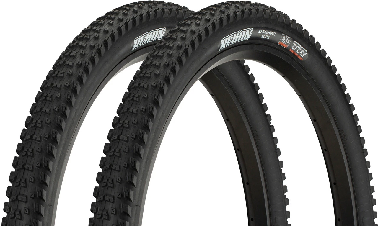 MAXXIS Set De 2 Cubiertas Plegables Rekon Dual EXO WT TR 27,5" 3 MAXXIS Set De 2 Cubiertas Plegables Rekon Dual EXO WT TR 27,5"