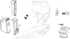 SRAM Piezas De Repuesto Para Desviador Red / Force ETap AXS