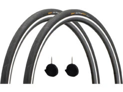 Continental Cubierta Plegable Ultra Sport III 28" + Cámara Aire Race 28 Set De 2