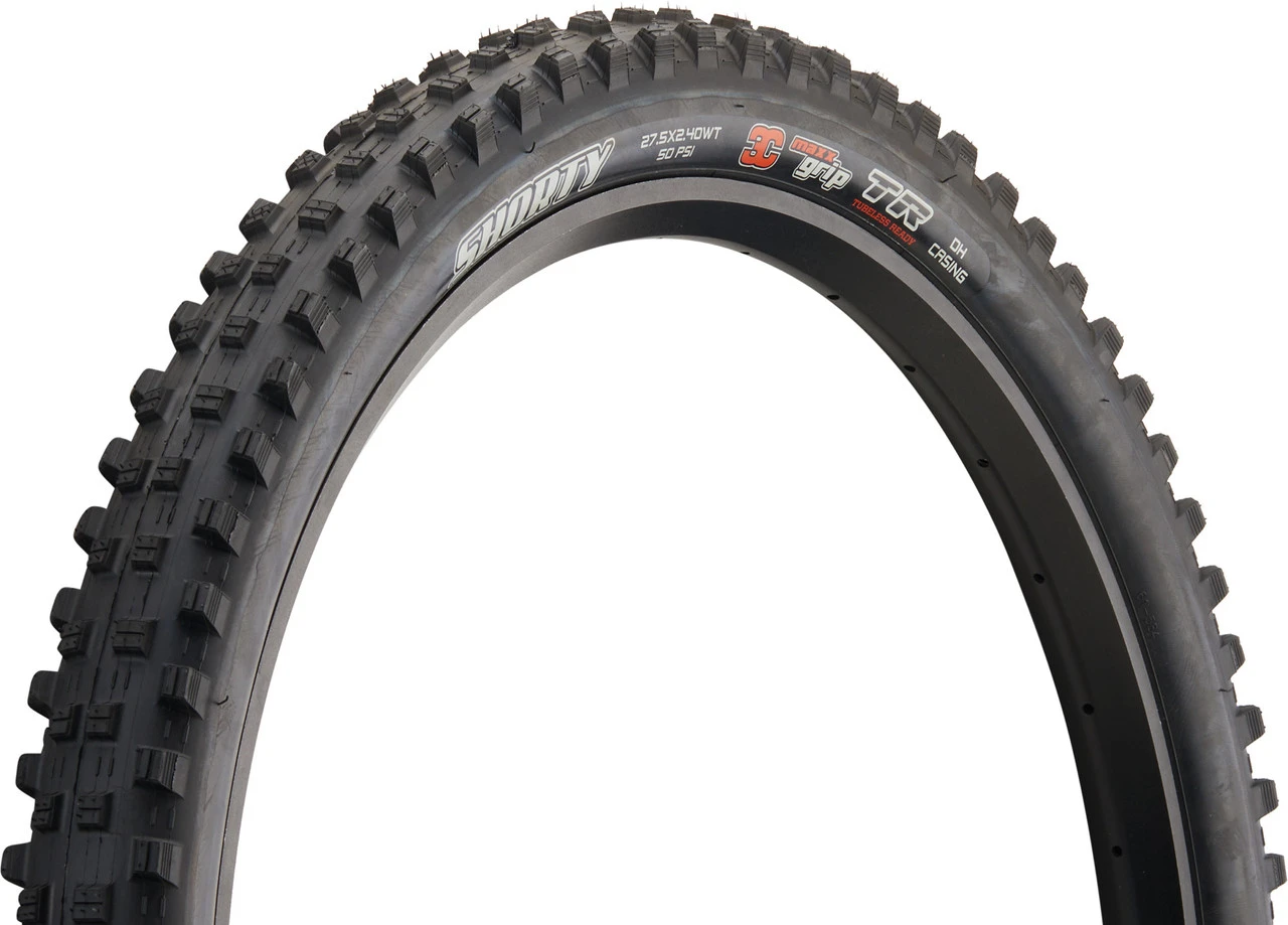 MAXXIS Cubierta Plegable Shorty 3C MaxxGrip DH WT TR 27,5" 3 MAXXIS Cubierta Plegable Shorty 3C MaxxGrip DH WT TR 27,5"