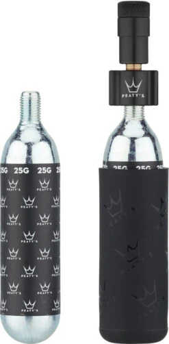 Bomba De Cartucho Holeshot CO2 Tyre Inflator Kit + Cartucho De 25 G