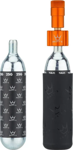 Bomba De Cartucho Holeshot CO2 Tyre Inflator Kit + Cartucho De 25 G -Tienda De Bicicletas 474787