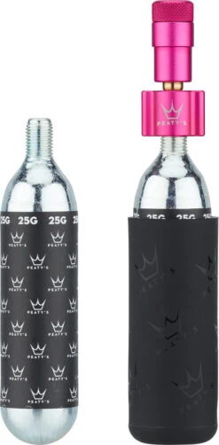 Bomba De Cartucho Holeshot CO2 Tyre Inflator Kit + Cartucho De 25 G -Tienda De Bicicletas 474790