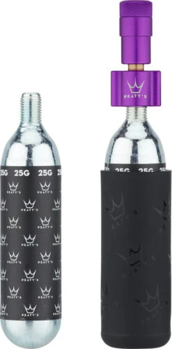 Bomba De Cartucho Holeshot CO2 Tyre Inflator Kit + Cartucho De 25 G -Tienda De Bicicletas 474799